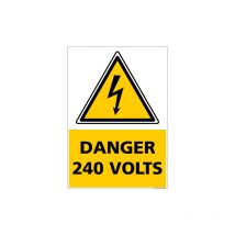 Signalisation danger électrique (C1347) - Aluminium 2 mm - 300 x 420 mm