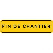 Signalisation de Travaux Temporaires Panneaux de Travaux Temporaires. Danger Chantier Temporaire - Fin de chantier - Panneau classique