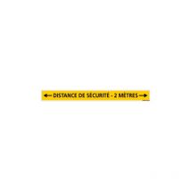 SIGNALISATION SOL CORONAVIRUS . LOT DE 4 SIGNALISATION AU SOL . DISTANCE DE SECURITE. 2 m . - 2 m