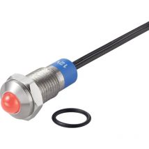 TC-7495160 LED-Lampe Rot 12 v dc/ac - Tru Components