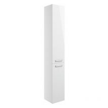 Signature - Gothenburg Floor Standing 2-Door Tall Unit 350mm Wide - White Gloss