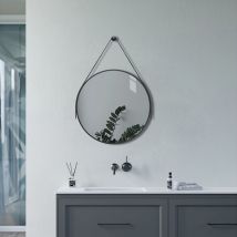 Signature - Molly Round Bathroom Mirror 600mm Diameter - Matt Black