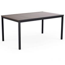 Signature Porto Tisch 160 cm Eschenholz und Schwarz Stahl Keter