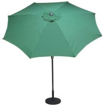 Signature Weave - 2.5m Round Table Parasol Sun Shade Umbrella Green Canopy