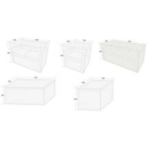 Signature Weave - Holly Modular Sofa Chair Set Furniture Cover Table Storage Box