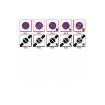 SIGNAUX DE STATIONNEMENT ET D'INTERDICTION DE STATIONNEMENT - TYPE B (B6b1) - B50A - 700 x 700 mm