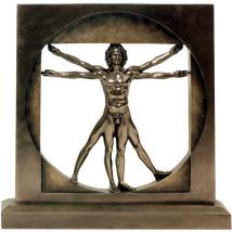 Signes Grimalt Figura Bronce Figuras Escultura Bronce Dorado 4x22x22cm 50507