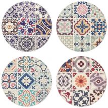 Signes Grimalt Posavasos Cocina Posavasos Set 4 Unidades Posavasos Marrón 11x11x1cm 18975