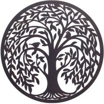 Le Monde Des Animaux - Signes Grimalt Aplique Metal Adorno Pared Adorno Apliques Metal Negro 1x60x60cm 22820