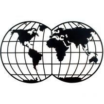 Signes Grimalt Aplique Metal Adorno Pared Adorno Pared Apliques Metal Negro 1x100x60cm 24029