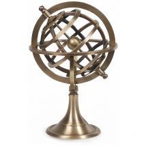 Signes Grimalt Náutico Decoracion Globo Armillary Nautico Dorado 12x12x18cm 8109