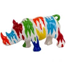 Altri - Signes Grimalt Figura De Animal Figuras Rinoceronte Hucha Animales Azul 11x28x14cm 23891