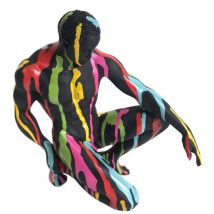 Figura De Persona Figuras Figura Hombre Desnudo Varios Negro 9x18x20cm 27445 - Signes Grimalt