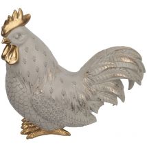 Signes Grimalt - Figura De Gallina Figuras Figura Gallo Animales Blanco 24x12x26cm 28015
