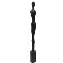 Figura De Sobremesa Figuras Figura Escultura Africana Varios Negro 10x10x90cm 30762 - Signes Grimalt