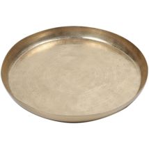 Signes Grimalt - Plateau en aluminium doré pour décorer et servir à la maison