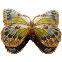 Signes Grimalt - Boîte à bijoux miniatures papillon Boîte à Bijoux Marron - 3x8x6cm