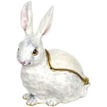 Signes Grimalt - Boîte de décoration Cabejo Rabbit Miniatures Gray 4x7x8cm 25562