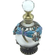 Elegante Parfümflasche aus Glas und Metall, modernes Design für das perfekte Geschenk, 105 g, ideal für Frauen und Männer