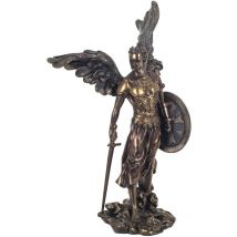 Signes Grimalt Bronze -Figur Figuren Arcángel Miguel Bronce Dorado 13x21x36cm 50887
