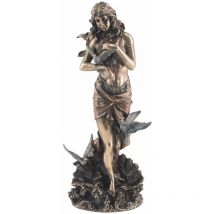 Bronze -Figur Figuren Aphrodite Golden Bronze 10x10x27cm 68997 - Signes Grimalt