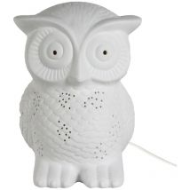 Buho lamp lampame lamps Lampada da scrivania bianca - 18x14x14cm - Signes Grimalt