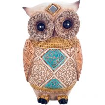 Signes Grimalt - Buho Buhos Figurine Hibou Marron - 15x9x7cm