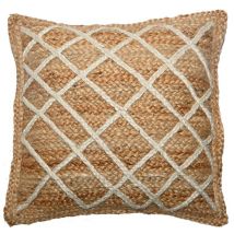 Coussin avec coussins et routes de remplissage Coussin marron carré - 10x45x45cm - Signes Grimalt