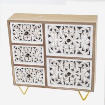 Signes Grimalt - Décoration de bijoutier Bijoutier 5 boîtes et bijoutiers marron 30x8x30cm 26934
