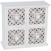 Signes Grimalt - Décoration de bijoutier Bijoutier 4 boîtes et bijoutiers blancs 20x10x24cm 26940