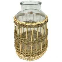 Signes Grimalt - Décoration de Portavelas Botelero Jarons et Brown Portavas 15x15x27cm 29800