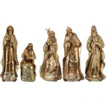 Signes Grimalt - Décoration de naissance Naissance Jesús 5 Gold Christmas Units 7x11x31cm 24235