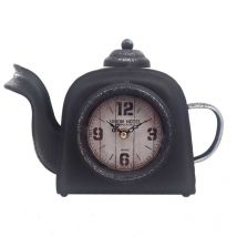 Signes Grimalt École de décoration Horloge de café vintage Montre Dumsa Black 18x8x25cm 26962