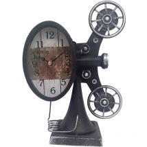 Cole de décoration Vintage Cinema Watches Black Dumess Watches 30x11x22cm 26958 - Signes Grimalt