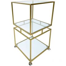 Signes Grimalt - tagères à mobilier auxiliaires Étagère dorado - 67x35x35cm