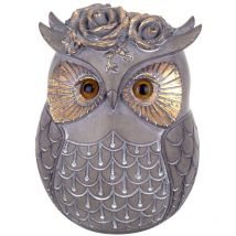 Signes Grimalt Eulenfigur Figuren Buho Buhos Silver 10x12x16cm 24013