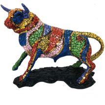 Signes Grimalt - Figura De Animal Figuras Toro Animales Multicolor 12x28x22cm 33757
