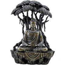 Figura De Buda Figuras Buda Budas Gris 25x31x44cm 36762 - Signes Grimalt