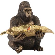 Signes Grimalt - Figure di figure di gorilla Figura gorilla con animali d'oro 31x39x38cm 27423