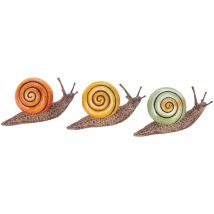 Signes Grimalt - Figura di lumaca Decorazione per la casa bohémien in resina di 3 colori diversi