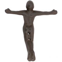 Cintre décoratif en forme de figure humaine en fonte pour mur