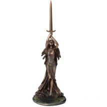 Signes Grimalt - Figurine Lady Lake et Excalibur en bronze classique