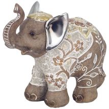 Signes Grimalt - Figure di figura di elefante Figura elefante africana ed elefanti bianchi 15x7x16cm 27488