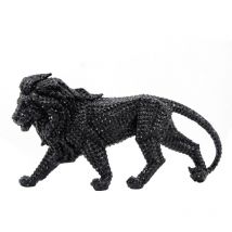 Signes Grimalt Figure des figures de León Animaux noirs Leon 10x45x24cm 27431