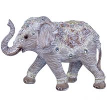 Signes Grimalt Figure de figure d'éléphant 10x27x18cm Figure africaine et éléphante