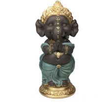 Signes Grimalt Figure de figurines de Bouddha Figure Ganesha Buddas Blue 13x14x29cm 25318