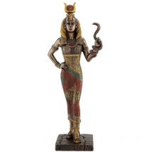 Zen Et Ethnique - Signes Grimalt Figure di figura in bronzo hathor diosa egetto gold bronzo 6X11X29CM 15258