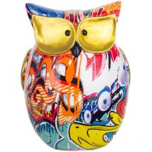 Signes Grimalt Figures de figure owl Buhos Multicolor Buhos Figure 10x11x15cm 27148