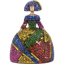 Signes Grimalt - Figurine Danseuse Grise Menina 17x13x9cm - Cadeau Original et Déco