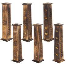 Signes Grimalt Geschenkabschnitt Unterstützt Set 6 u Ergänzungen natura braun 8x8x30cm 1730